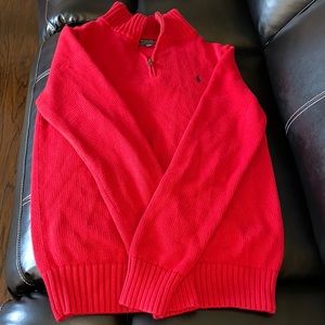 Red Polo Sweater for boys